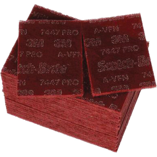 Scotch-Brite 7447 Hand Pads, Aluminum Oxide, 9" x 6", Very Fine Grit Nia-Chem Ltd.