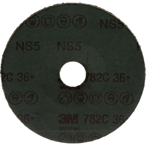 782C Fibre Disc, Ceramic Grain, 36+, 5" Dia x 7/8" Arbor Nia-Chem Ltd.