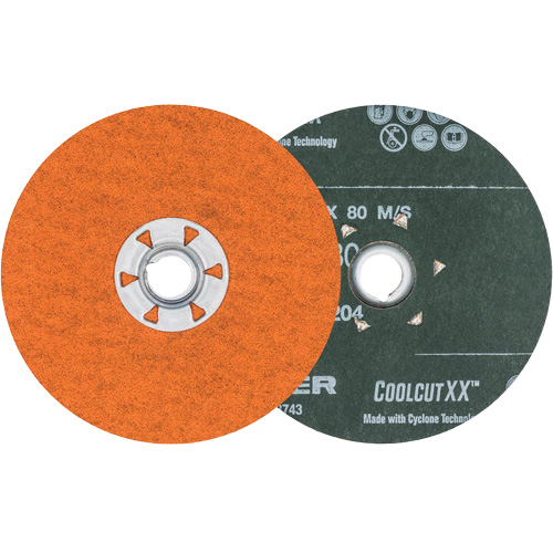 Disque de sablage Coolcut XX, 4-1/2" dia., Grain 80, C&eacute;ramique Nia-Chem Ltd.