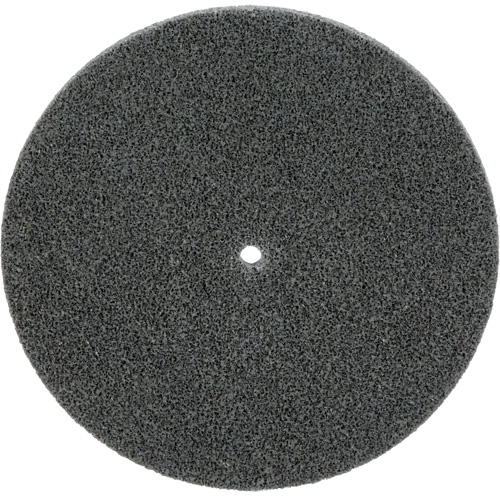 Meule unitaris&eacute;e EXL Scotch-Brite, 5" x 1/4", Arbre de 1/4", Grain de Fin, Carbure de silicium Nia-Chem Ltd.