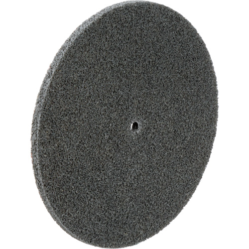 Meule unitaris&eacute;e EXL Scotch-Brite, 6" x 1/4", Arbre de 1/4", Grain de Fin, Carbure de silicium Nia-Chem Ltd.