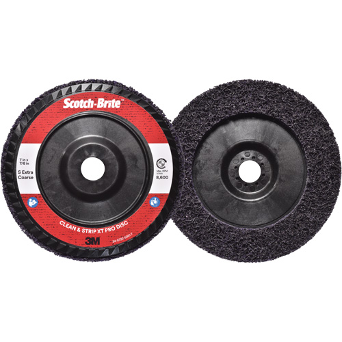 Scotch-Brite Clean & Strip XT Pro Disc, 7" Dia., Extra Coarse Grit, Silicon Carbide Nia-Chem Ltd.