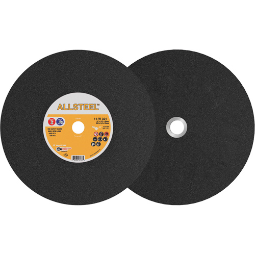 AllSteel Chopsaw Wheel, 12" x 1/8", 25/32" Arbor, Type 1, Aluminum Oxide, 6300 RPM Nia-Chem Ltd.