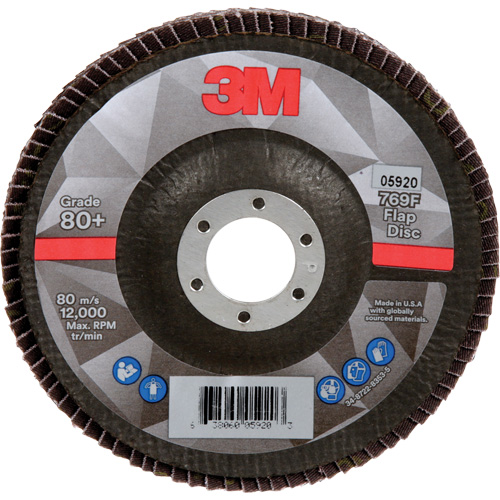 769F Flap Disc, 5" x 7/8", Type 29, 80+ Grit, Ceramic Nia-Chem Ltd.
