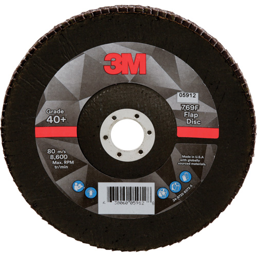 769F Quick Change Flap Disc, 7" x 7/8", Type 29, 40+ Grit, Aluminum Oxide/Ceramic Nia-Chem Ltd.