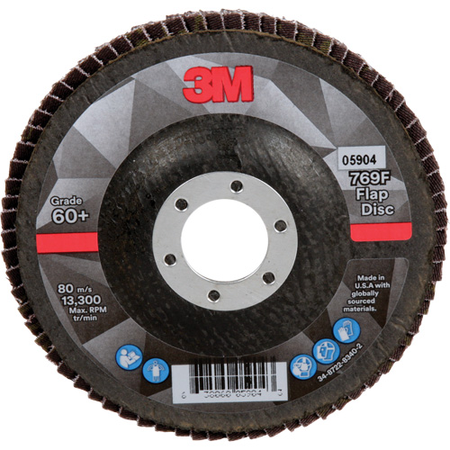 769F Quick Change Flap Disc, 4-1/2" x 7/8", Type 27, 60+ Grit, Ceramic Nia-Chem Ltd.