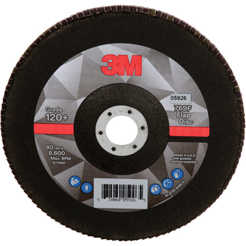769F Quick Change Flap Disc, 7" x 7/8", Type 27, 120+ Grit, Aluminum Oxide/Ceramic Nia-Chem Ltd.