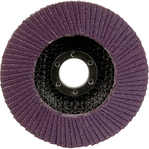 Disque &agrave; lamelles &agrave; changement rapide 769F, 4-1/2" x 7/8", Type 27, Grain 80+, C&eacute;ramique Nia-Chem Ltd.