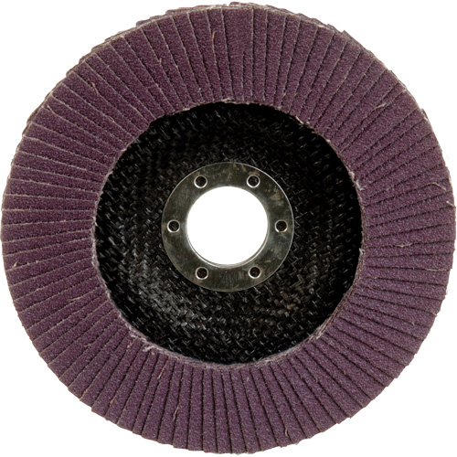 Disque &agrave; lamelles &agrave; changement rapide 769F, 5" x 7/8", Type 27, Grain 80+, C&eacute;ramique Nia-Chem Ltd.