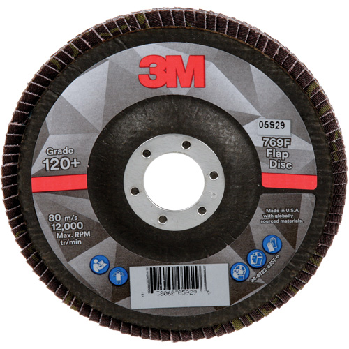 769F Quick Change Flap Disc, 5" x 7/8", Type 29, 120+ Grit, Ceramic Nia-Chem Ltd.