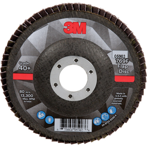 769F Quick Change Flap Disc, 4-1/2" x 7/8", Type 27, 40+ Grit, Ceramic Nia-Chem Ltd.