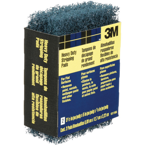 Heavy-Duty Stripping Pads, Aluminum Oxide, 3-1/2" x 5", Coarse Grit Nia-Chem Ltd.