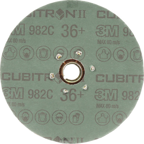 Disque en fibre 982C Cubitron II, C&eacute;ramique, 36+, 5" Dia Nia-Chem Ltd.