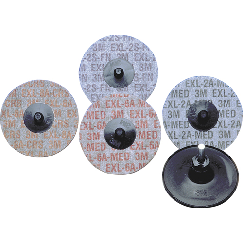 Buff & Blend&reg; Products - Scotch-Brite Exl Roloc Unitized Wheels, 3" x 6A Grit, Aluminum Oxide Nia-Chem Ltd.