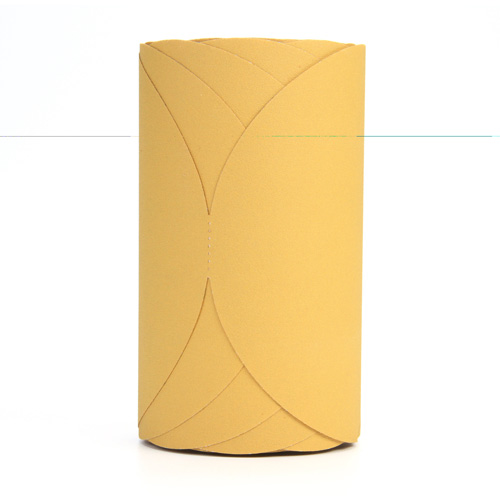 Rouleau de disques en pellicule dor&eacute; 255L Stikit, 6" dia., Grain P180, Oxyde d'aluminium Nia-Chem Ltd.