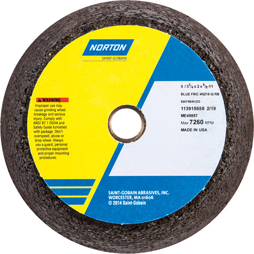 BlueFire&reg; Non-Reinforced Portable Snagging Wheel Nia-Chem Ltd.