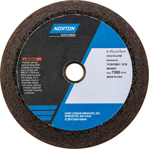 Gemini&reg; Non-Reinforced Portable Snagging Wheel Nia-Chem Ltd.
