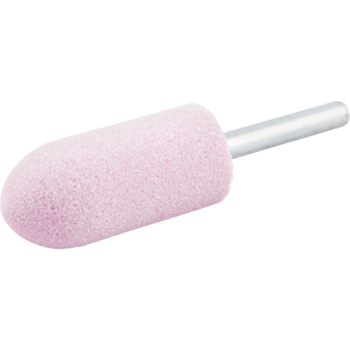 Vitrified Bond Mounted Point, A11, Aluminum Oxide, 7/8" Dia., 2" L, 80 Grit Nia-Chem Ltd.