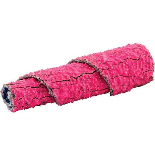 R928 Tapered Spiral Roll, 60 Grit, 3/8" Dia., Ceramic Alumina, 1-1/2" L, 1/8" Arbor Nia-Chem Ltd.