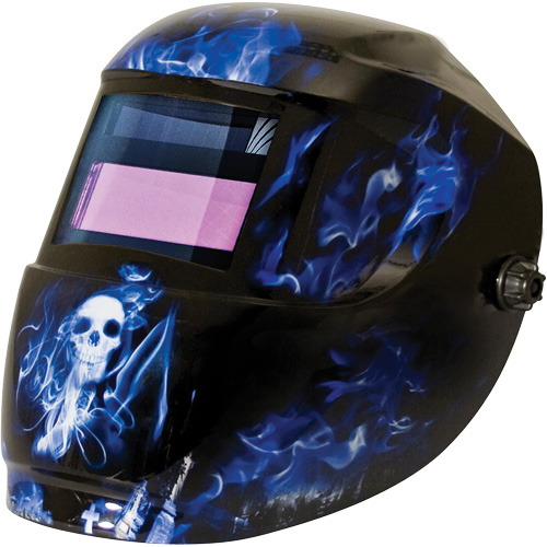 Carrera ArcOne&reg; Hood, 2" L x 3" W View Area, 9 - 13 Shade Range, Blue Nia-Chem Ltd.