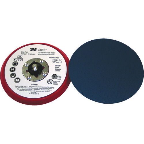5" x 3/8" Stikit Low Profile Disc Pad 20351 Nia-Chem Ltd.