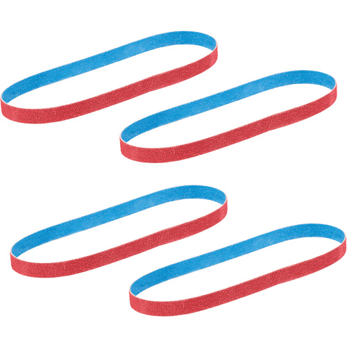 Bandfile Belts, 3/8" W x 13" L, Ceramic, 40 Grit Nia-Chem Ltd.
