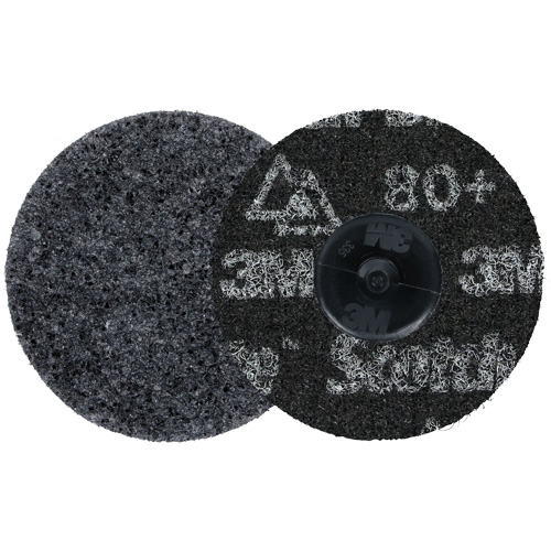 Scotch-Brite Roloc Precision Heavy Duty Surface Conditioning Disc, HD-DR, 3" Dia., 80+ Grit, Ceramic Nia-Chem Ltd.