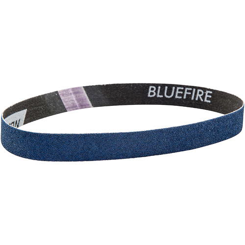 Courroie pour ponceuse BlueFire, 3/4" la x 20-1/2" lo, Alumine de zirconium, Grain 60 Nia-Chem Ltd.