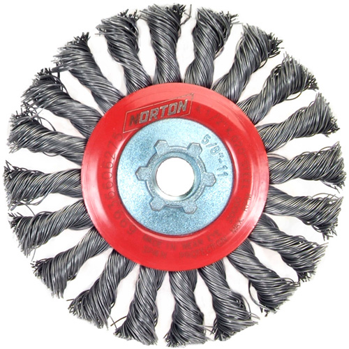 Bosses &agrave; fils nou&eacute;s standards, Dia. 4-1/2", Fils 0,02", Arbre 5/8"-11, Acier Nia-Chem Ltd.