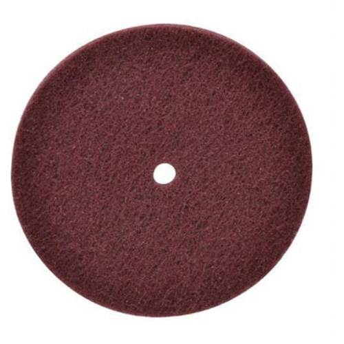 Disque non tiss&eacute; tr&egrave;s r&eacute;sistant Bear-Tex, 6" dia., Grain Tr&egrave;s fin, Oxyde d'aluminium Nia-Chem Ltd.
