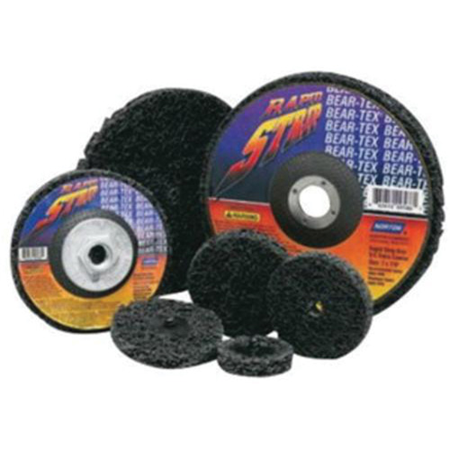 Bear-Tex&reg; Rapid Strip Non-Woven Quick-Change Disc, 2" Dia., Extra Coarse Grit, Silicon Carbide Nia-Chem Ltd.