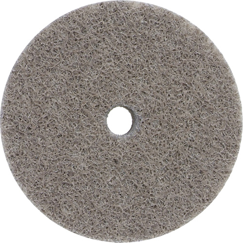 Disque unifi&eacute; non tiss&eacute; Bear-Tex, 3" x 1/4", Arbre de 3/8", Grain de Fin, Oxyde d'aluminium Nia-Chem Ltd.
