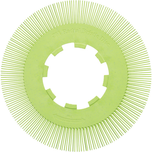 Scotch-Brite Type S Precision Radial Bristle Brush PN-RB without Adapter, Ceramic, 50+ Grit, 8" Dia. Nia-Chem Ltd.