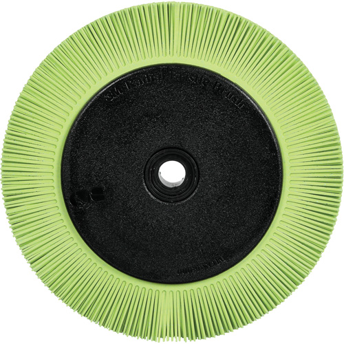 Scotch-Brite Type S Precision Radial Bristle Brush PN-RB with Flange, Ceramic, 50+ Grit, 8" Dia. Nia-Chem Ltd.
