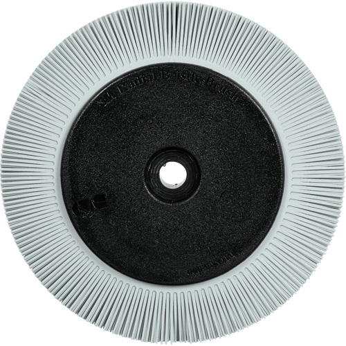 Brosse radiale en soies de pr&eacute;cision type S PN-RB avec bride Scotch-Brite , C&eacute;ramique, Grain 120+, 8" dia. Nia-Chem Ltd.