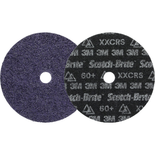 Disque de conditionnement des surfaces de pr&eacute;cision Scotch-Brite, HD-DH, 7" dia., Grain Tr&egrave;s grossier, C&eacute;ramique Nia-Chem Ltd.
