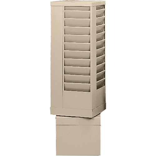 Pr&eacute;sentoirs, Rotatif, 44 fentes, Acier, 14-1/8" la x 14-1/8" p x 48-1/2" h Nia-Chem Ltd.