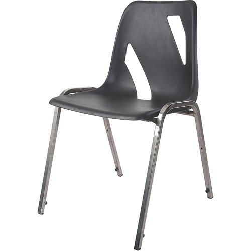 Chaise empilable, Vinyle, Hauteur 31", Capacit&eacute; 275 lb, Noir Nia-Chem Ltd.