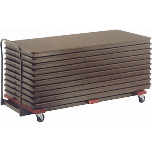 Flat Stacking Table Caddies, 97.5" W x 31.25" D x 36.25" H Nia-Chem Ltd.