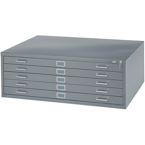 Steel Plan Files, 5 Drawers, 40-3/8" W x 29-3/8" D x 16-1/2" H Nia-Chem Ltd.