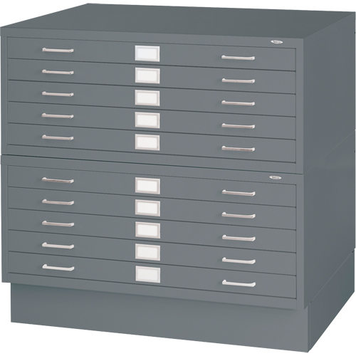 Steel Plan Files, 5 Drawers, 40-3/8" W x 29-3/8" D x 16-1/2" H Nia-Chem Ltd.