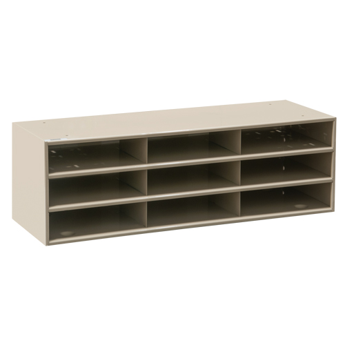Data Organizers, Stationary, 15 Slots, Steel, 33-3/4" W x 11 5/8" D x 17 3/4" H Nia-Chem Ltd.