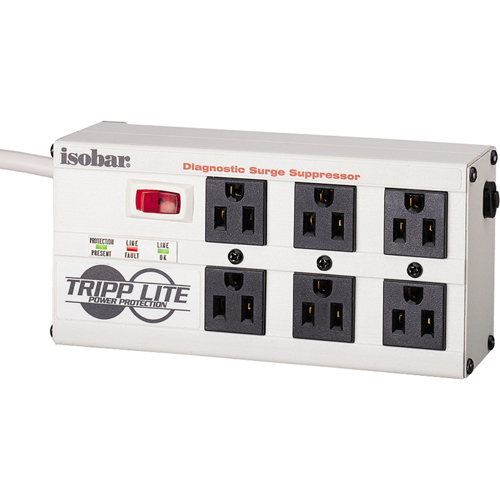 Isobar&reg; Premium Surge Suppressors, 6 Outlets, 2850 J, 1440 W, 6' Cord Nia-Chem Ltd.