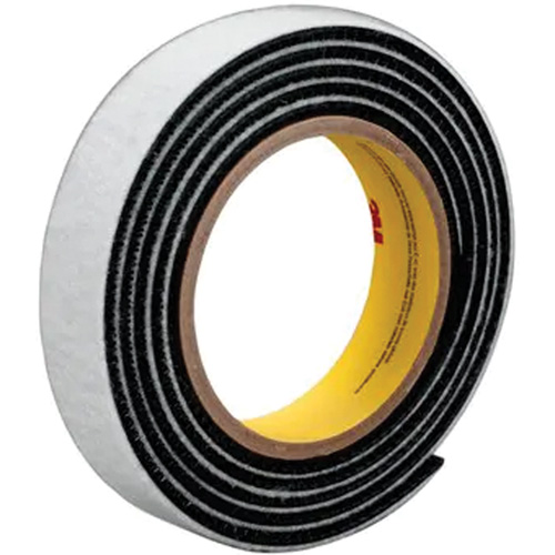 Dual Lock Reclosable Fastener, Self-Mating, 50 yds x 1", Sew-On, Black Nia-Chem Ltd.