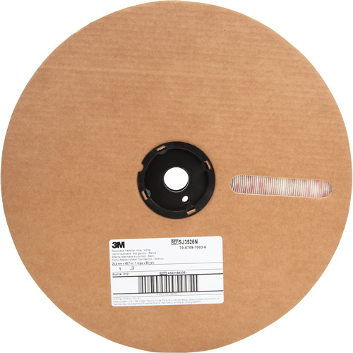 Attache, Boucle, 50 vg x 5/8", Adh&eacute;sif, Blanc Nia-Chem Ltd.