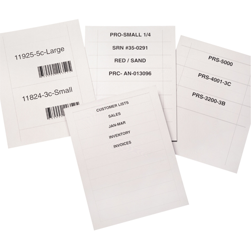 Porte-&eacute;tiquettes Bin Buddy, 1-7/8" lo x 8" la Nia-Chem Ltd.