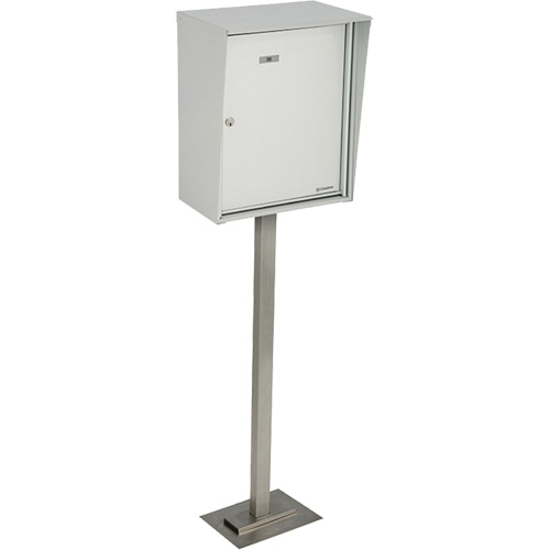 Collecting Boxes, Pedestal -Mounted, 21" x 12-7/8", Aluminum Nia-Chem Ltd.