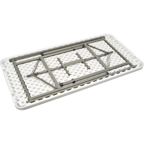Table pliante, Rectangulaire, 48" l x 24" la, Poly&eacute;thyl&egrave;ne, Blanc Nia-Chem Ltd.
