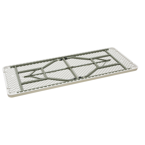 Table pliante, Rectangulaire, 72" l x 30" la, Poly&eacute;thyl&egrave;ne, Blanc Nia-Chem Ltd.
