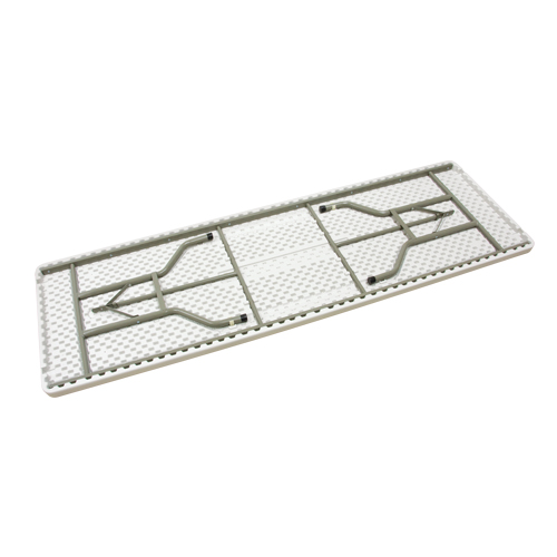 Table pliante, Rectangulaire, 96" l x 30" la, Poly&eacute;thyl&egrave;ne, Blanc Nia-Chem Ltd.